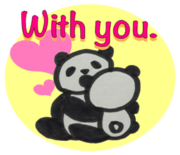 Panda stickers.  -English ver- sticker #8481817