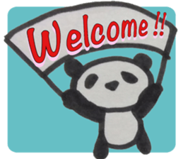 Panda stickers.  -English ver- sticker #8481820