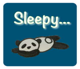 Panda stickers.  -English ver- sticker #8481823
