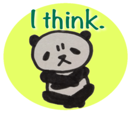 Panda stickers.  -English ver- sticker #8481824