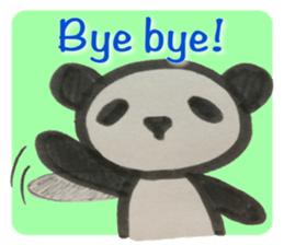 Panda stickers.  -English ver- sticker #8481825