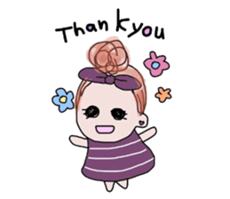 Curly Hair girl's Part2 sticker #8482048