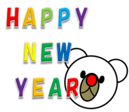New Year & Merry Christmas(bear) sticker #8482147