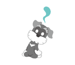 Tuna of Schnauzer 6 An honorific sticker #8482645