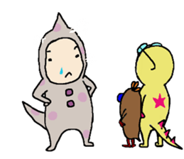 HajikkoTown~spin off sticker #8483030