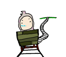 HajikkoTown~spin off sticker #8483046