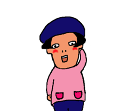 HajikkoTown~spin off sticker #8483054