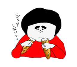 Girl of a red dress Part3 sticker #8483592