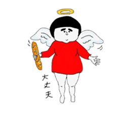 Girl of a red dress Part3 sticker #8483596