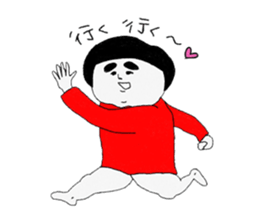 Girl of a red dress Part3 sticker #8483598