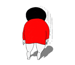 Girl of a red dress Part3 sticker #8483599