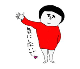 Girl of a red dress Part3 sticker #8483602