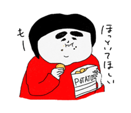 Girl of a red dress Part3 sticker #8483606