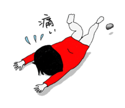 Girl of a red dress Part3 sticker #8483613