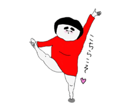 Girl of a red dress Part3 sticker #8483616