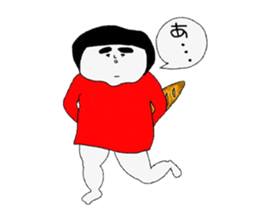 Girl of a red dress Part3 sticker #8483621