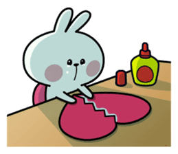 Spoiled Rabbit "LOVE" sticker #8483653