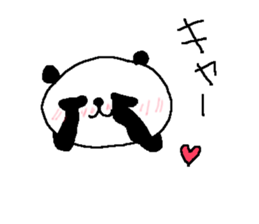 Panda Love sticker. sticker #8483890