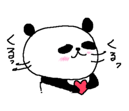 Panda Love sticker. sticker #8483894