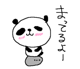 Panda Love sticker. sticker #8483896