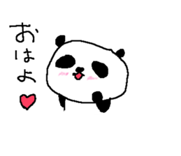Panda Love sticker. sticker #8483904