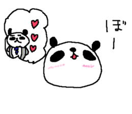 Panda Love sticker. sticker #8483910