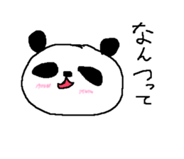 Panda Love sticker. sticker #8483921