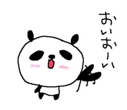 Panda Love sticker. sticker #8483922