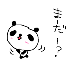 Panda Love sticker. sticker #8483923