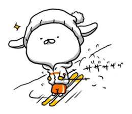 inukoro-san in winter sticker #8483983