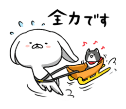 inukoro-san in winter sticker #8483984