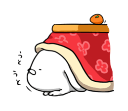 inukoro-san in winter sticker #8483992
