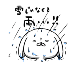 inukoro-san in winter sticker #8484008