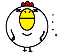 Cute Chicken Sticker 3. sticker #8484086