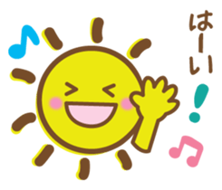 Warmly, Mr. sun, sticker sticker #8484384