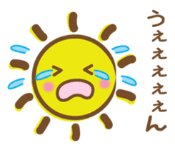 Warmly, Mr. sun, sticker sticker #8484403