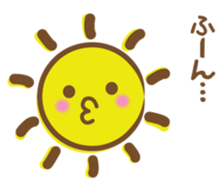 Warmly, Mr. sun, sticker sticker #8484404