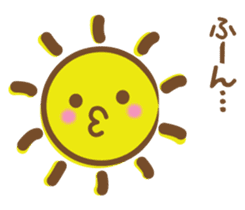 Warmly, Mr. sun, sticker sticker #8484404