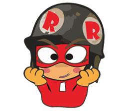 Red Paco 3 ( Taiwan Style ) sticker #8484545