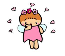 Popochan of the fairy of the flower sticker #8485355