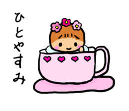 Popochan of the fairy of the flower sticker #8485358