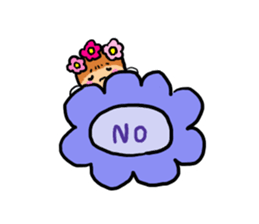 Popochan of the fairy of the flower sticker #8485360