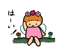 Popochan of the fairy of the flower sticker #8485366