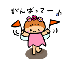 Popochan of the fairy of the flower sticker #8485367