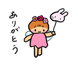Popochan of the fairy of the flower sticker #8485368