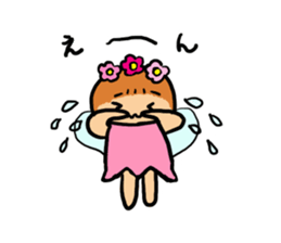 Popochan of the fairy of the flower sticker #8485369