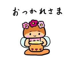 Popochan of the fairy of the flower sticker #8485381