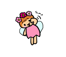 Popochan of the fairy of the flower sticker #8485382
