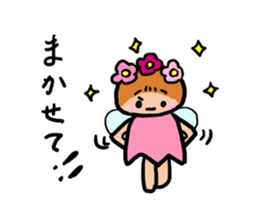 Popochan of the fairy of the flower sticker #8485388