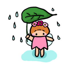 Popochan of the fairy of the flower sticker #8485391